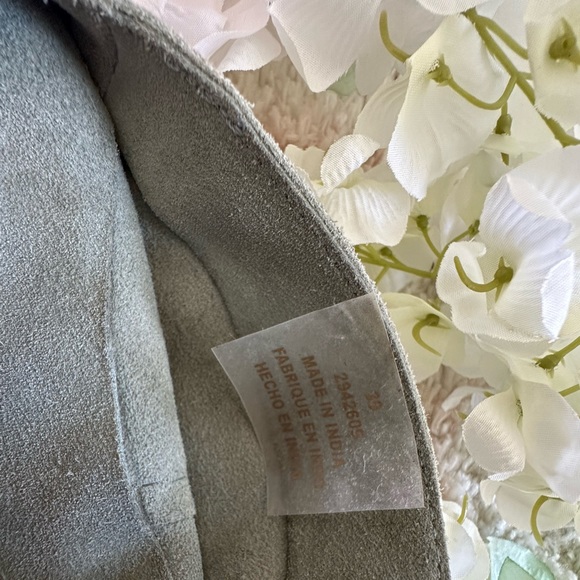 Free People Blue Sway Low Slouch Boots | Light Blue Suede | Women’s Size 39, EU - Picture 7 of 9